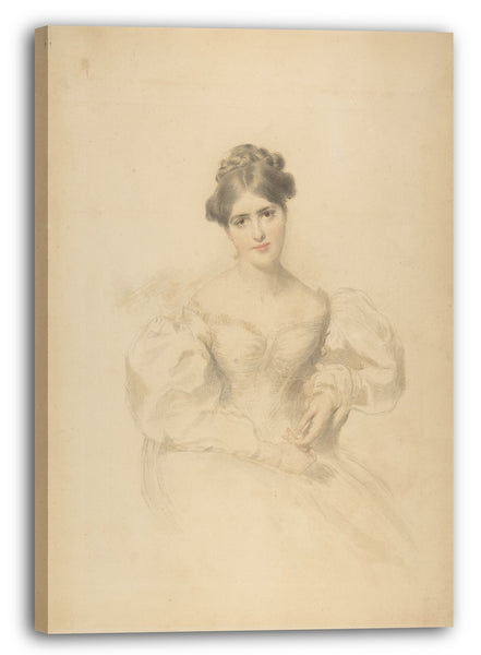 Leinwandbild Nach Sir Thomas Lawrence - Frances Anne (Fanny) Kemble