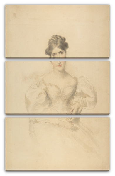 Leinwandbild Nach Sir Thomas Lawrence - Frances Anne (Fanny) Kemble