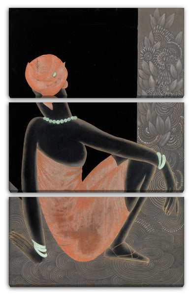 Leinwandbild Jean Dunand - Afrikanische Frau
