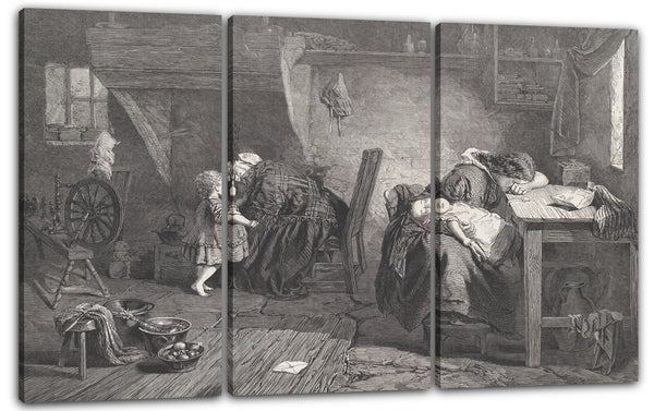 Leinwandbild Richard Schulleiter Leitch - Nach dem Sieg, aus "Illustrated London News"