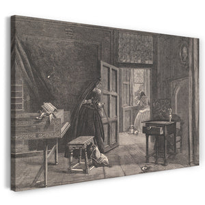 Leinwandbild William Luson Thomas - Die Rückkehr der Duenna, aus den "Illustrated London News"