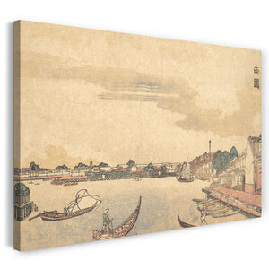 Leinwandbild Keisai Eisen - Ryogoku
