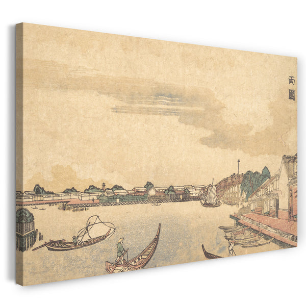 Leinwandbild Keisai Eisen - Ryogoku