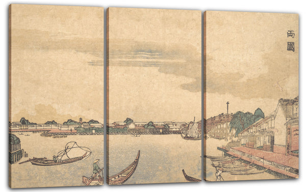 Leinwandbild Keisai Eisen - Ryogoku