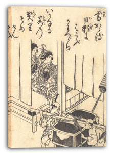 Leinwandbild Nishikawa Sukenobu - Drucken