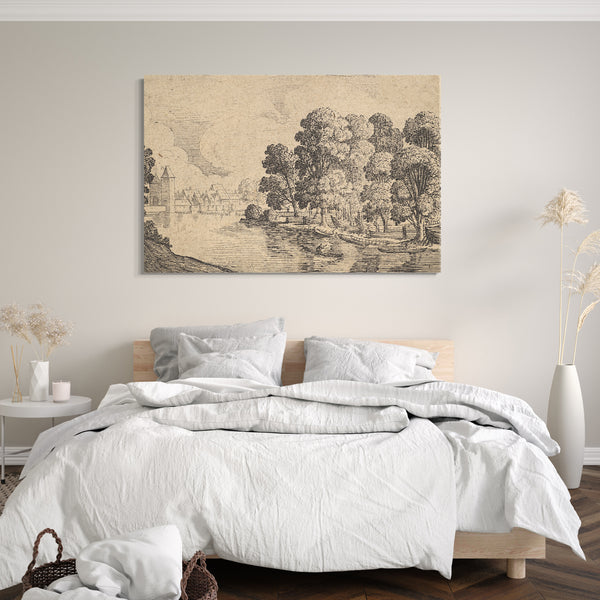 Leinwandbild Kleine Aussicht, 10er Set - Schiff-Mathe