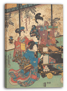 Leinwandbild Utagawa Kunisada - Motiv aus einem Druck
