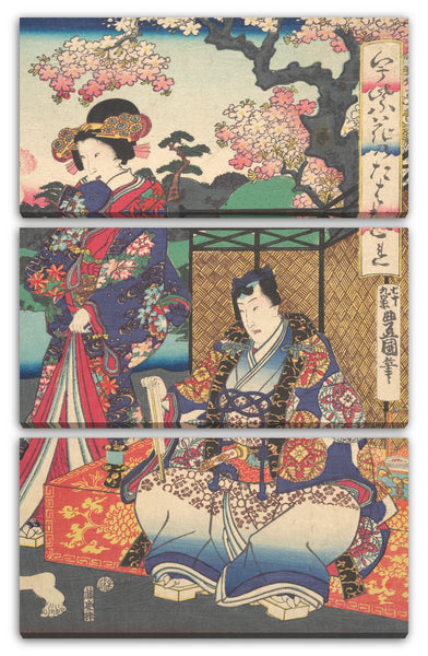 Leinwandbild Utagawa Kunisada - Motiv aus einem Druck
