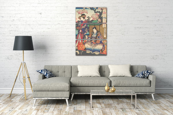 Leinwandbild Utagawa Kunisada - Motiv aus einem Druck