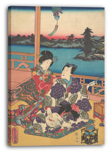 Leinwandbild Utagawa Kunisada - Motiv aus einem Druck