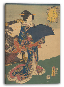 Leinwandbild Utagawa Kunisada - Motiv aus einem Druck