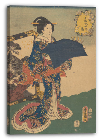 Leinwandbild Utagawa Kunisada - Motiv aus einem Druck