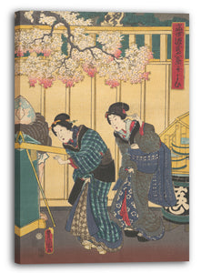 Leinwandbild Utagawa Kunisada - Motiv aus einem Druck