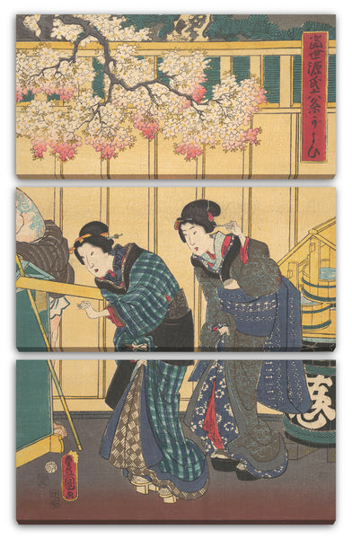 Leinwandbild Utagawa Kunisada - Motiv aus einem Druck