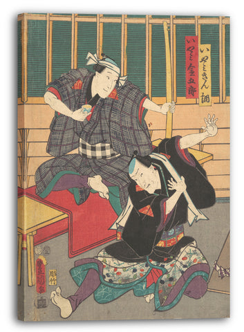 Leinwandbild Utagawa Kunisada - Motiv aus einem Druck