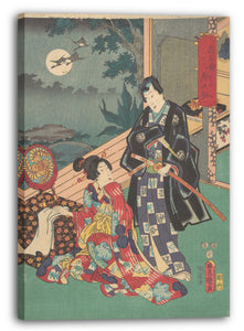 Leinwandbild Utagawa Kunisada - Motiv aus einem Druck