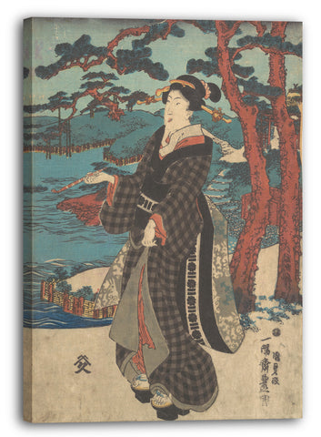 Leinwandbild Utagawa Kunisada - Motiv aus einem Druck