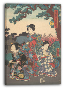 Leinwandbild Utagawa Kunisada - Motiv aus einem Druck