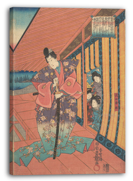 Leinwandbild Utagawa Kunisada - Motiv aus einem Druck