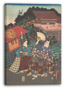 Leinwandbild Utagawa Kunisada - Motiv aus einem Druck