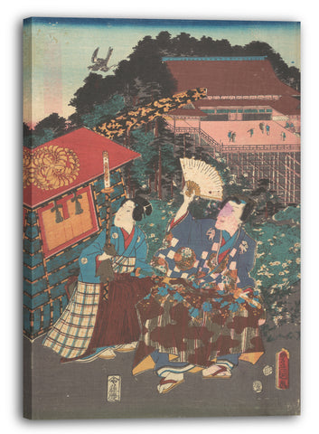 Leinwandbild Utagawa Kunisada - Motiv aus einem Druck