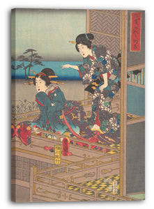 Leinwandbild Utagawa Kunisada - Motiv aus einem Druck