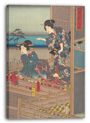 Leinwandbild Utagawa Kunisada - Motiv aus einem Druck
