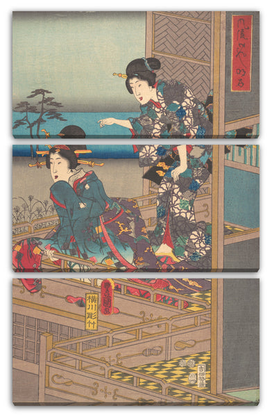 Leinwandbild Utagawa Kunisada - Motiv aus einem Druck