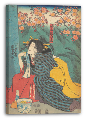 Leinwandbild Utagawa Kuniyoshi - Motiv aus einem Druck