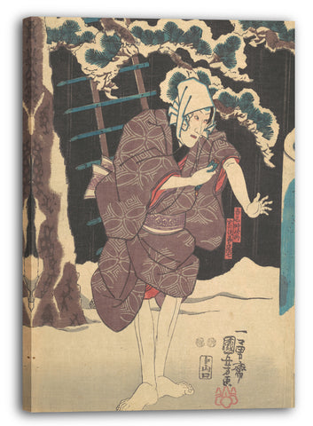 Leinwandbild Utagawa Kunisada - Motiv aus einem Druck
