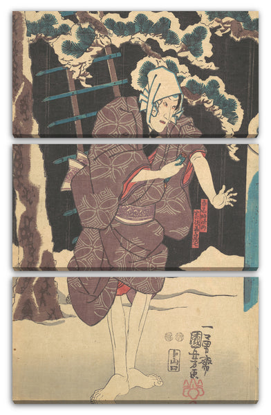 Leinwandbild Utagawa Kunisada - Motiv aus einem Druck