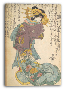 Leinwandbild Utagawa Kunisada - Motiv aus einem Druck