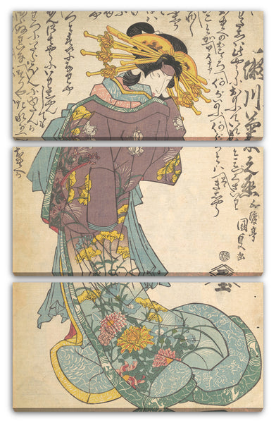 Leinwandbild Utagawa Kunisada - Motiv aus einem Druck