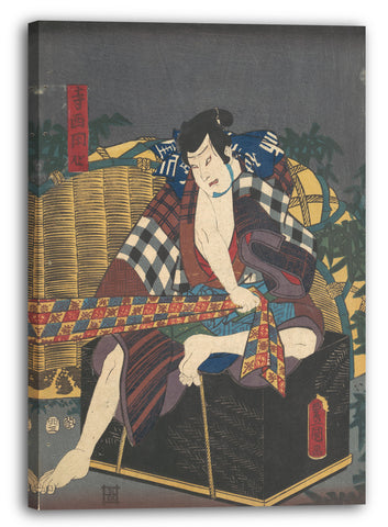 Leinwandbild Utagawa Kunisada - Motiv aus einem Druck