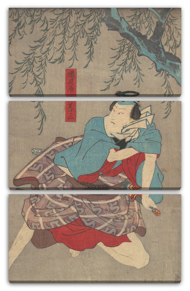 Leinwandbild Utagawa Kunisada - Motiv aus einem Druck