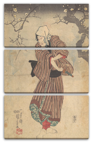 Leinwandbild Utagawa Kuniyoshi - Motiv aus einem Druck