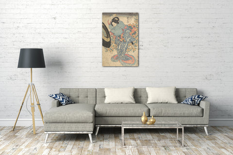 Leinwandbild Utagawa Kunisada - Motiv aus einem Druck