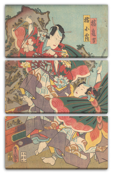 Leinwandbild Utagawa Kunisada - Motiv aus einem Druck