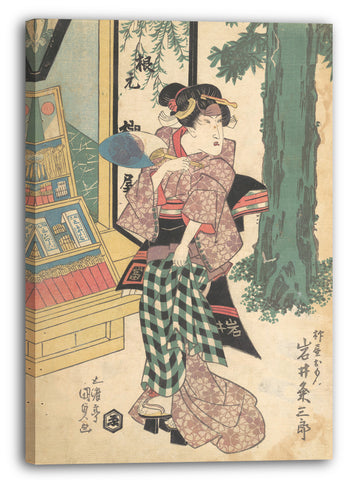 Leinwandbild Utagawa Kunisada - Motiv aus einem Druck