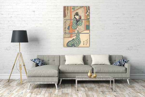 Leinwandbild Utagawa Kunisada - Motiv aus einem Druck