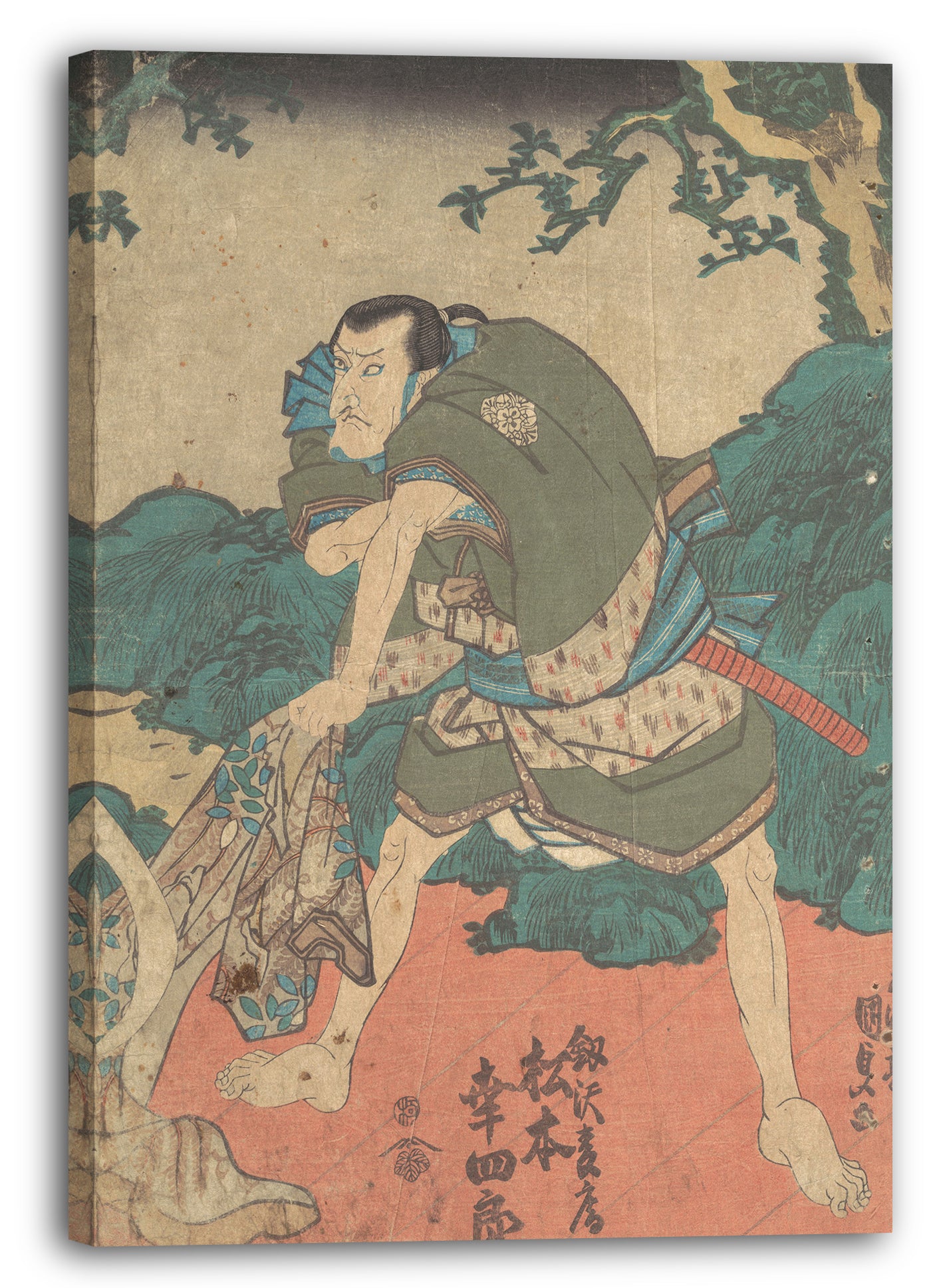 Leinwandbild Utagawa Kunisada - Motiv aus einem Druck