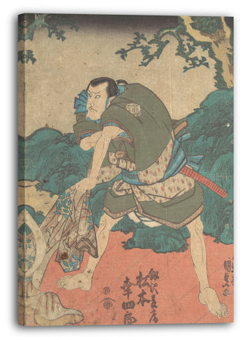Leinwandbild Utagawa Kunisada - Motiv aus einem Druck