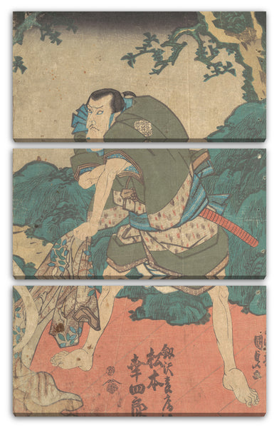 Leinwandbild Utagawa Kunisada - Motiv aus einem Druck