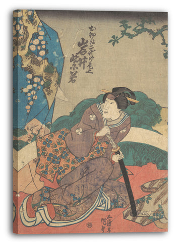 Leinwandbild Utagawa Kunisada - Motiv aus einem Druck