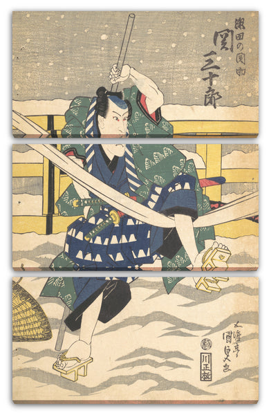 Leinwandbild Utagawa Kunisada - Motiv aus einem Druck