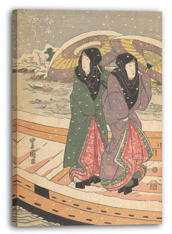 Leinwandbild Utagawa Kunisada - Motiv aus einem Druck