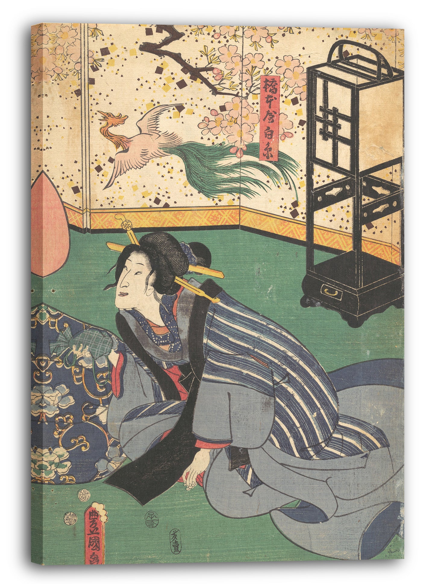 Leinwandbild Utagawa Kunisada - Motiv aus einem Druck