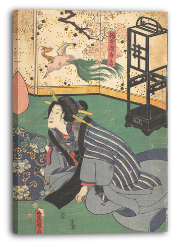 Leinwandbild Utagawa Kunisada - Motiv aus einem Druck