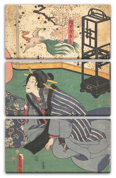 Leinwandbild Utagawa Kunisada - Motiv aus einem Druck