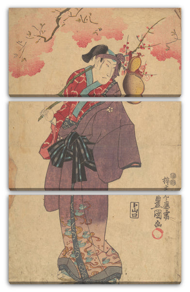 Leinwandbild Utagawa Kunisada - Motiv aus einem Druck